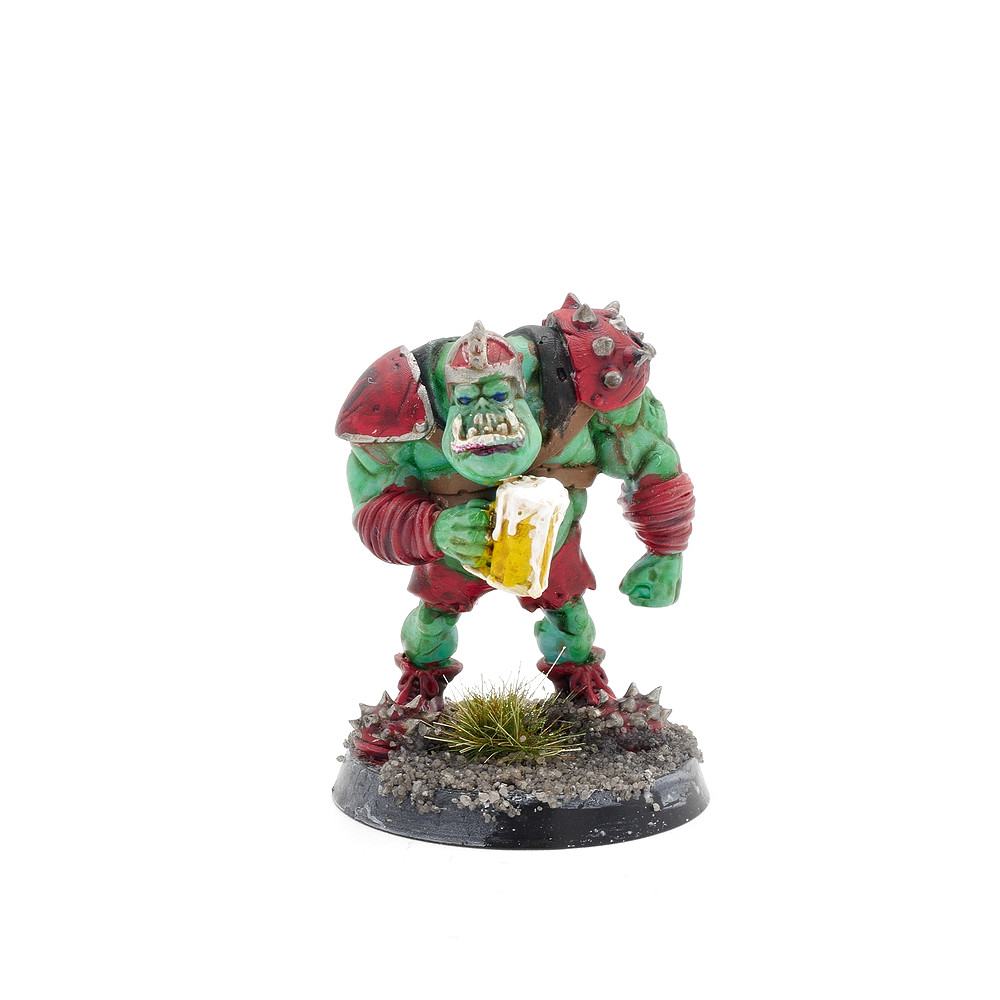 Fantasy Football Ork mit Bier