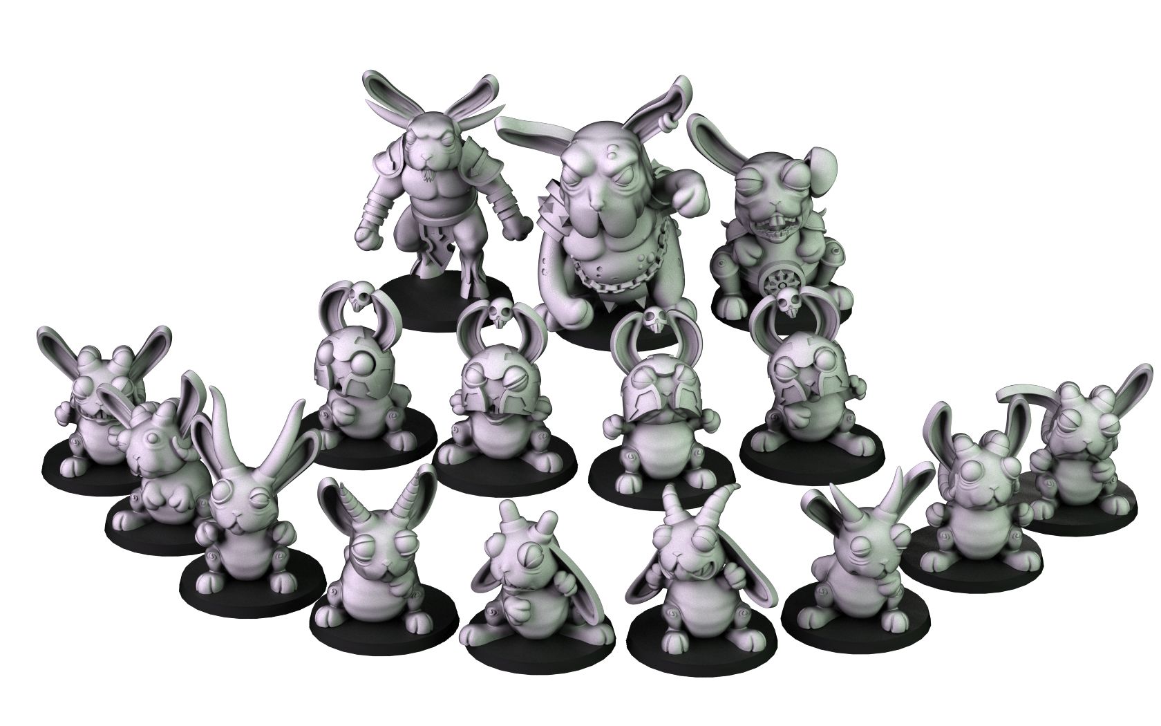 Little Bad Fantasy Daemonic Rabbits Standard