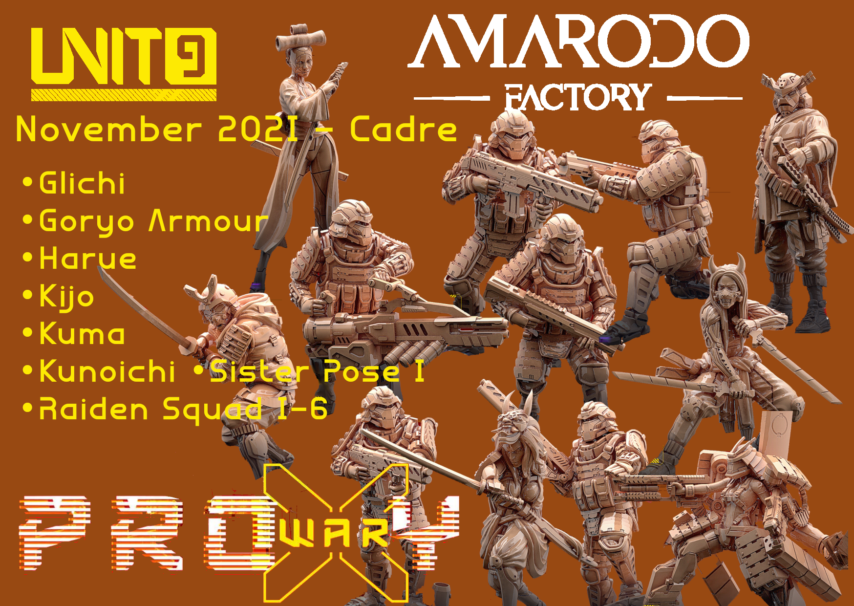 Boryokudan Proxy War Team - November 2021 Unit9 Cadre