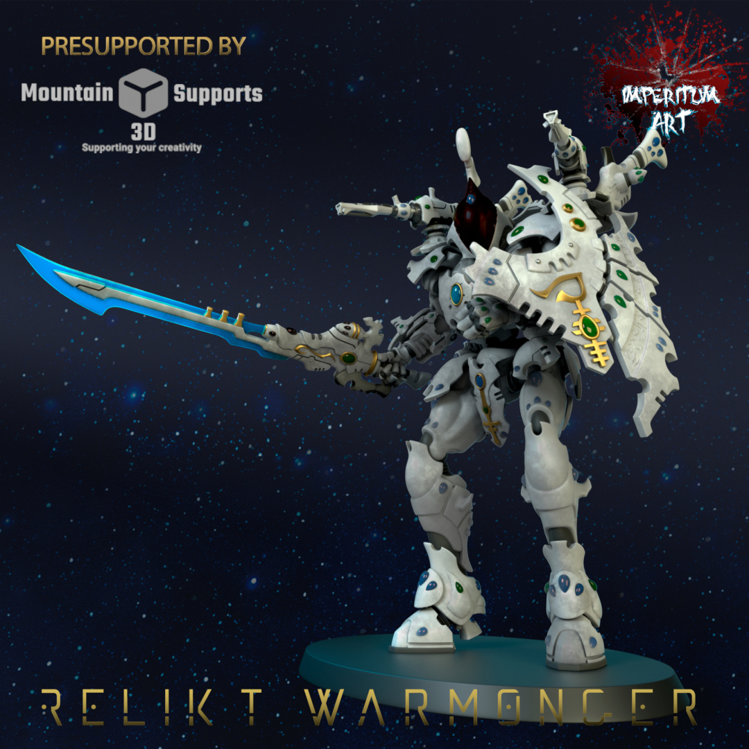 Relikt Warmonger sword left-hand closed fist