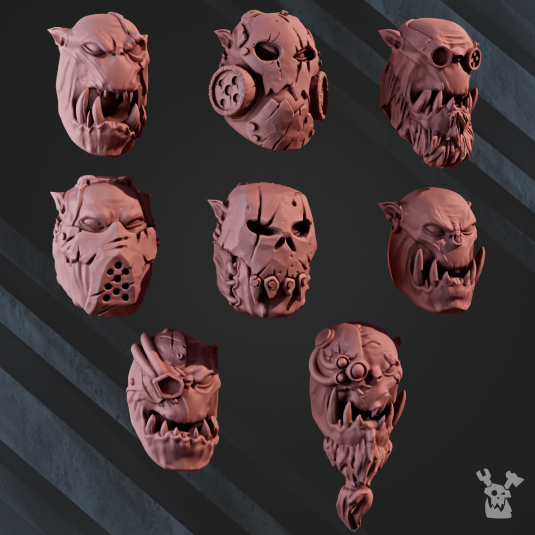 Orc Head Kit