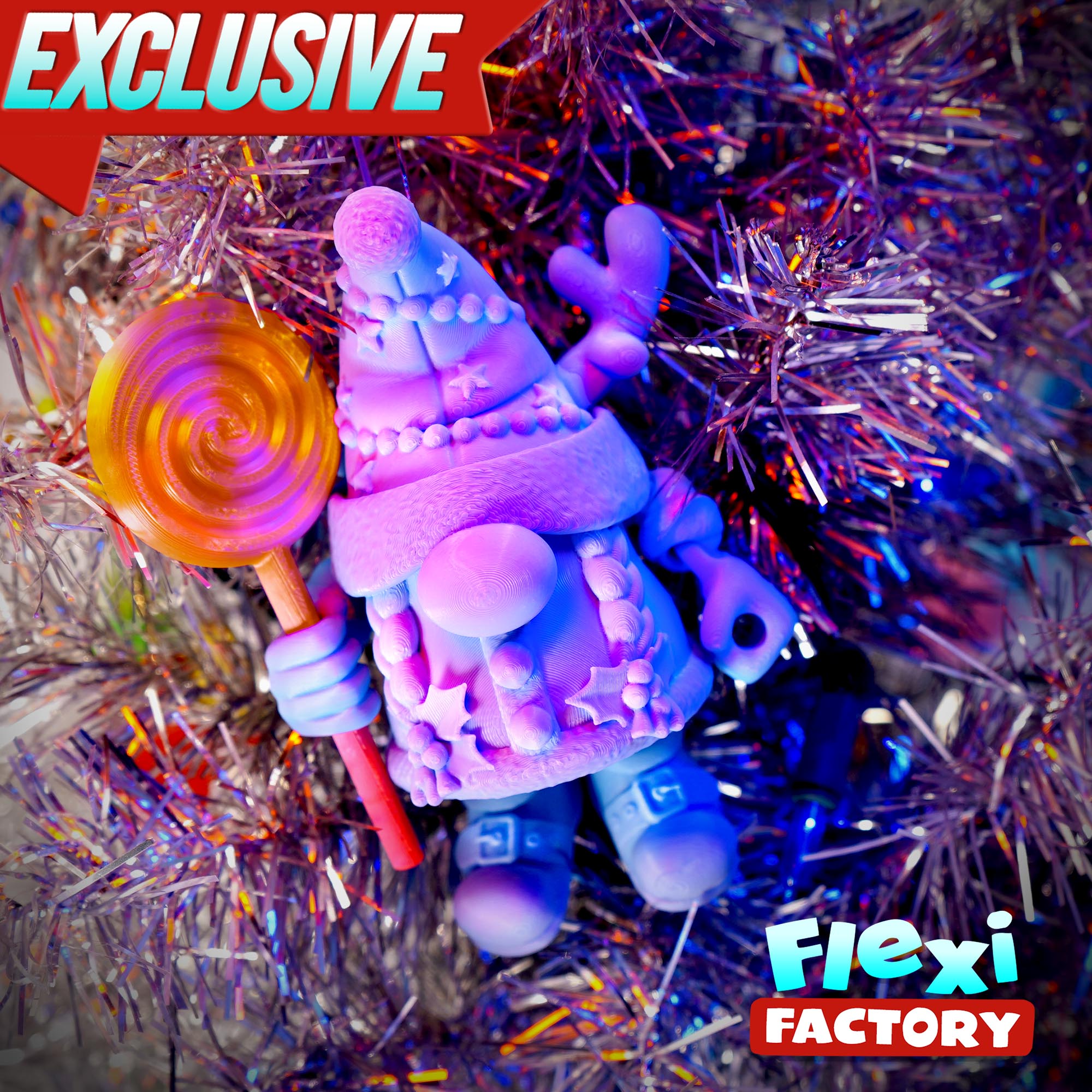 Flexi Factory Christmas Gnome