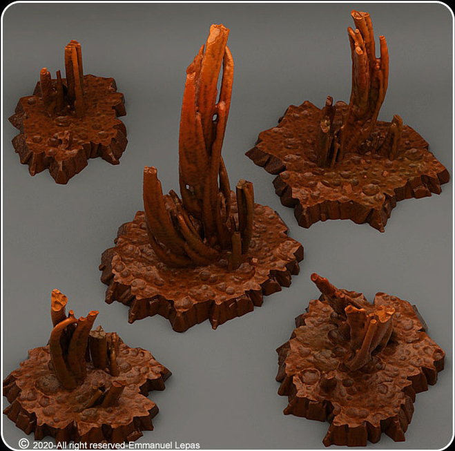 Stalagmiten vom Mars Set