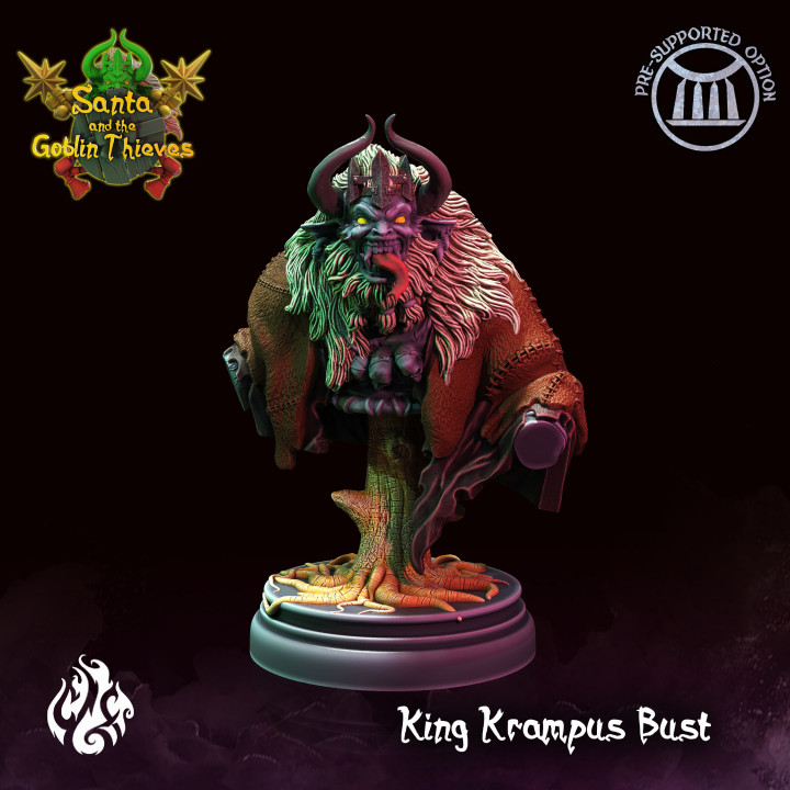 Büste von King Krampus 75mm