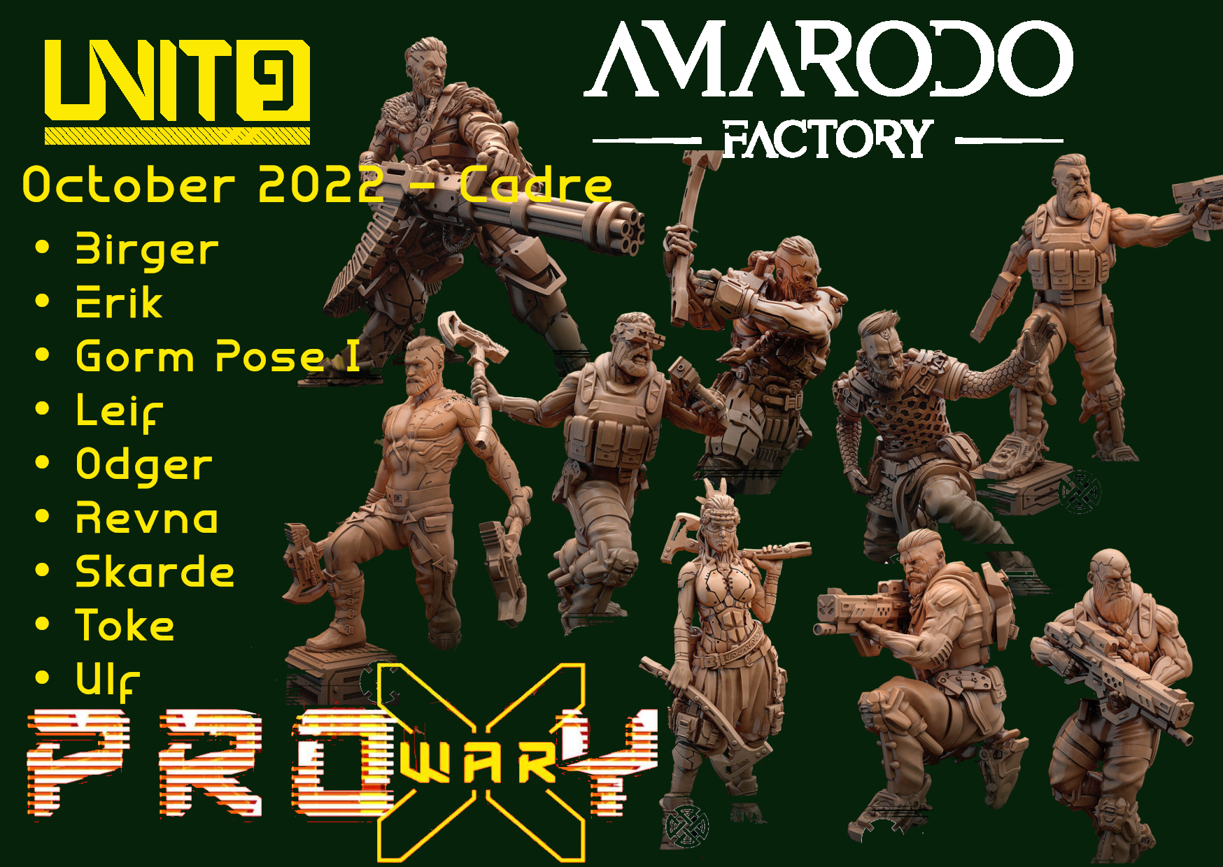 Raiders of Ymir Proxy Wars Team - October 2022 Unit9 Cadre