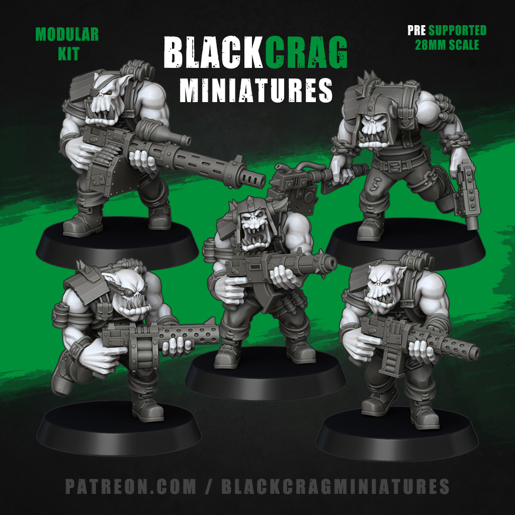 Orc Mutant Ladz Boys 5er Squad Modular Kit