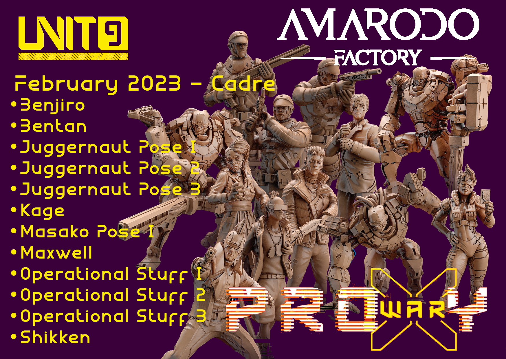 Raid44 & Metal Slammers Proxy War Team - February 2023 Unit9 Cadre